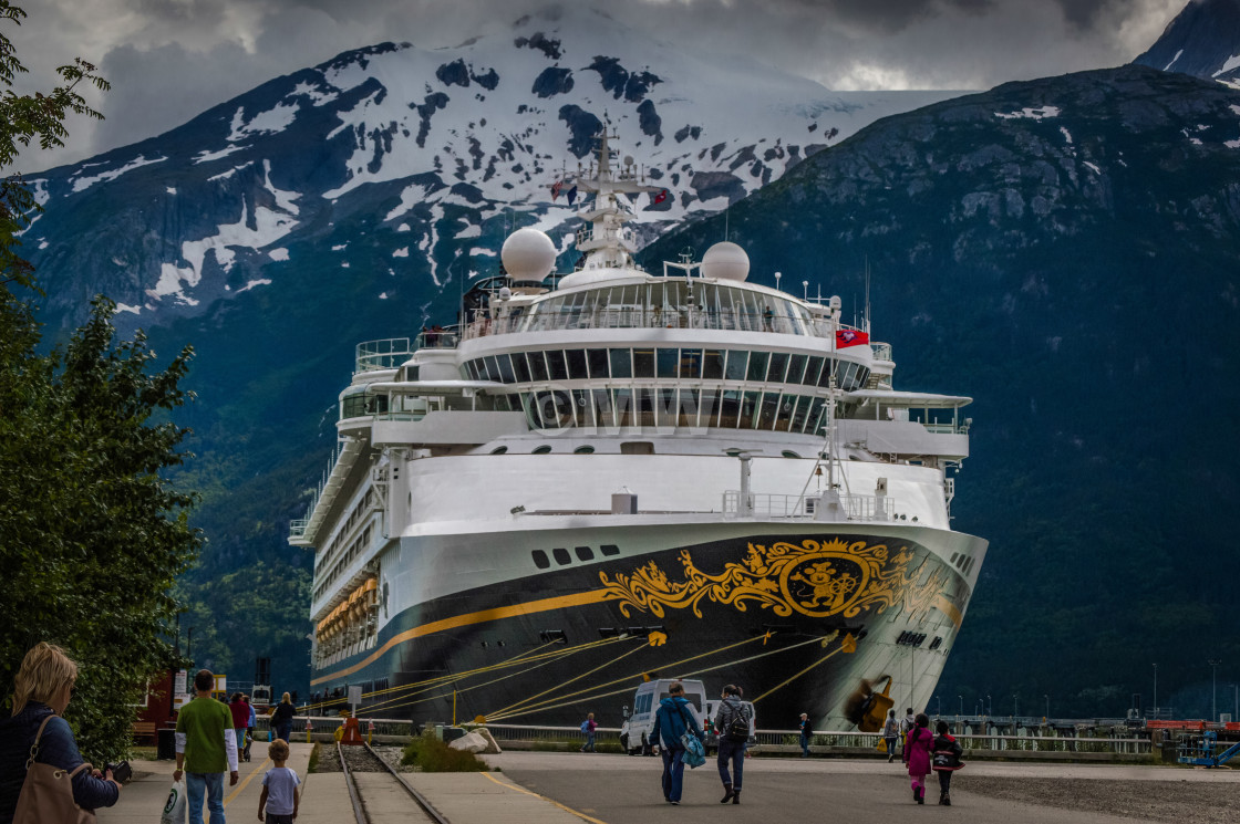 "Disney Wonder cruise ship" stock image