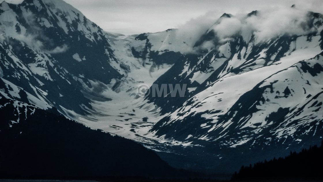 "Mountains south of Turnagain Arm" stock image