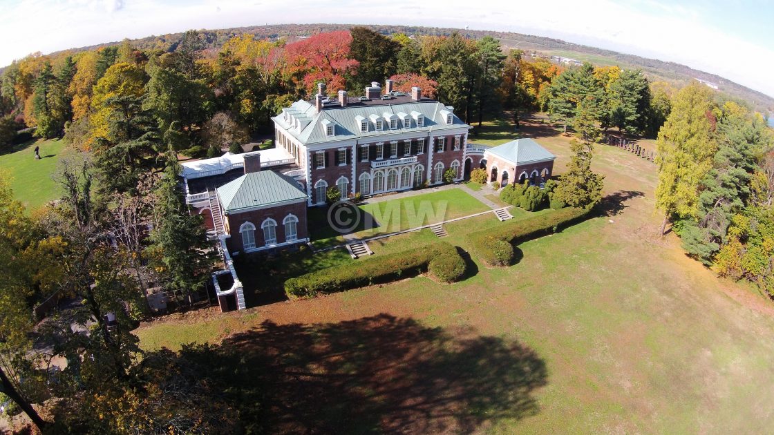 "Nassau County Museum (aerial)" stock image