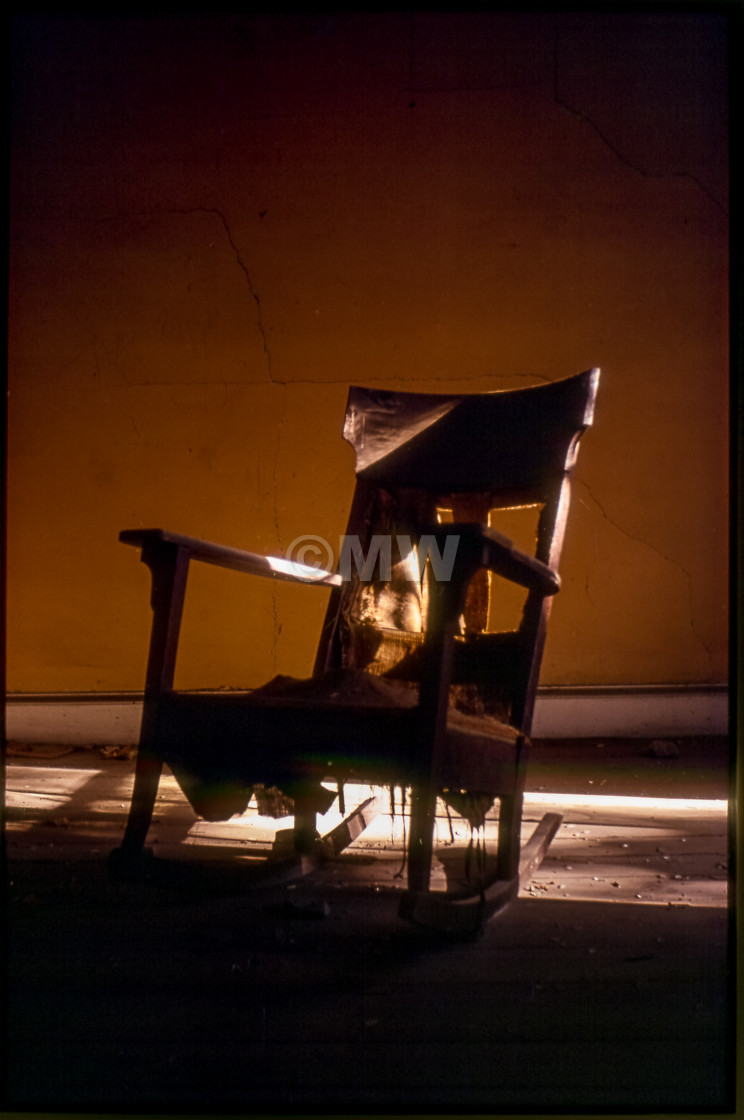 "Old Rocking Chair" stock image