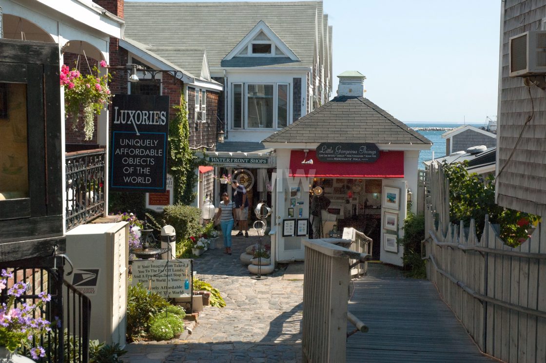 "Provincetown Shops" stock image