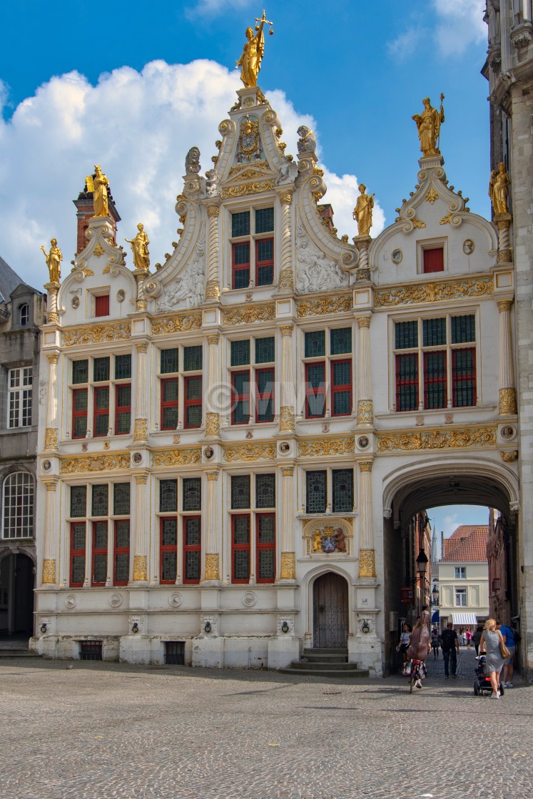 "Brugse Vrije facade - 18th-c. courthouse" stock image