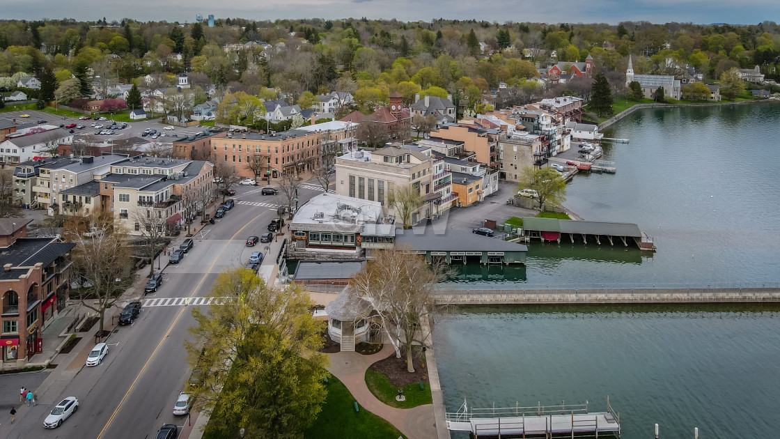 "Skaneateles aerial" stock image