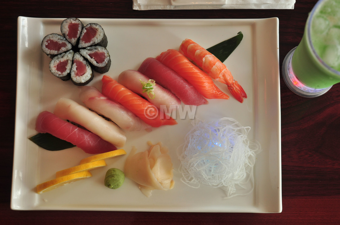 "Sashimi" stock image