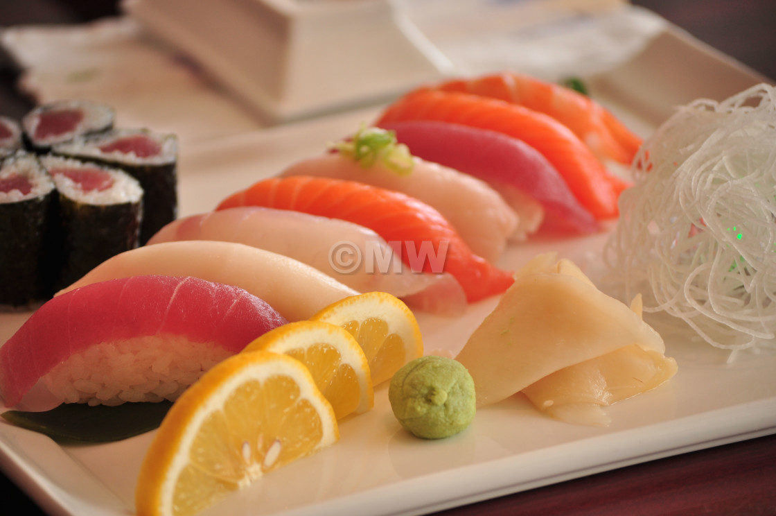 "Sashimi" stock image