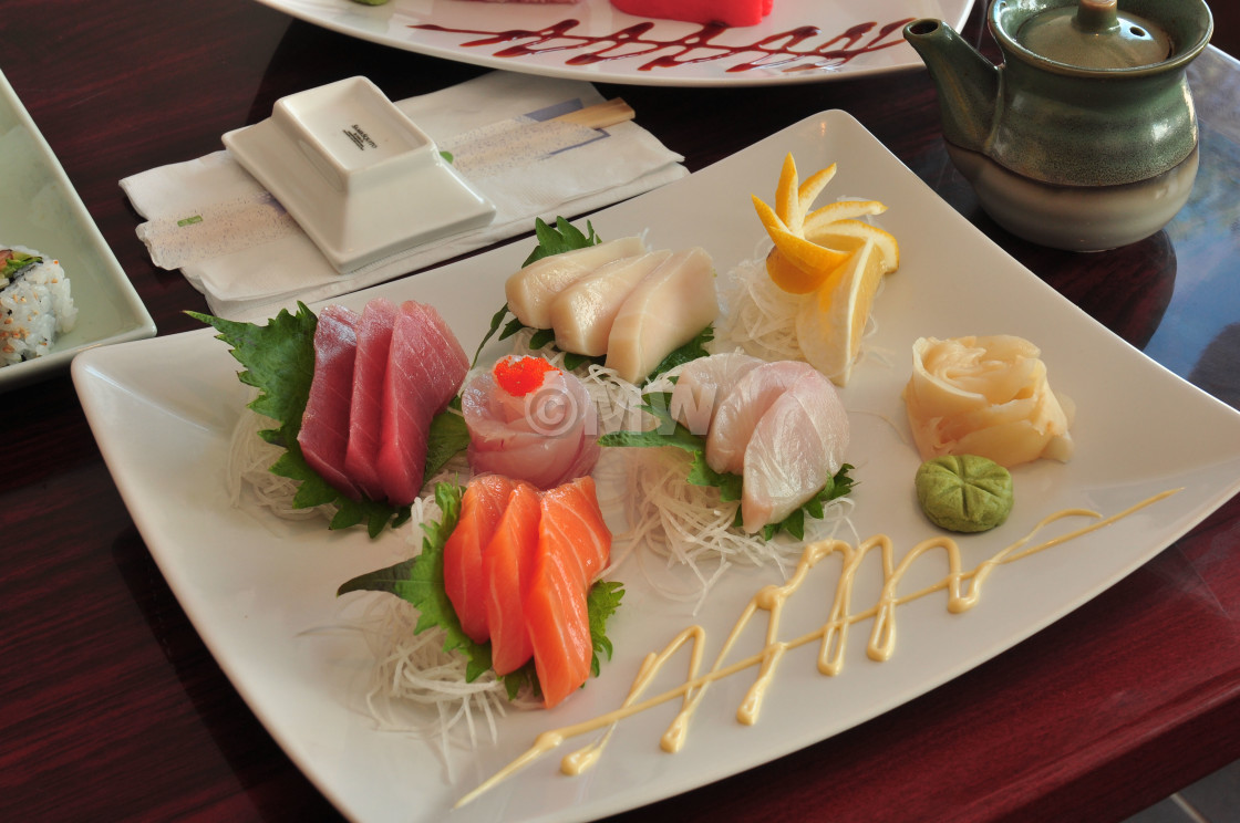 "Sashimi" stock image