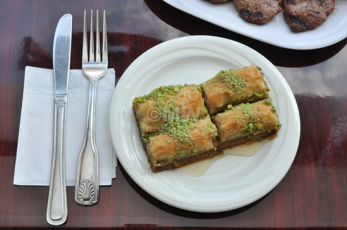 "Baklava" stock image