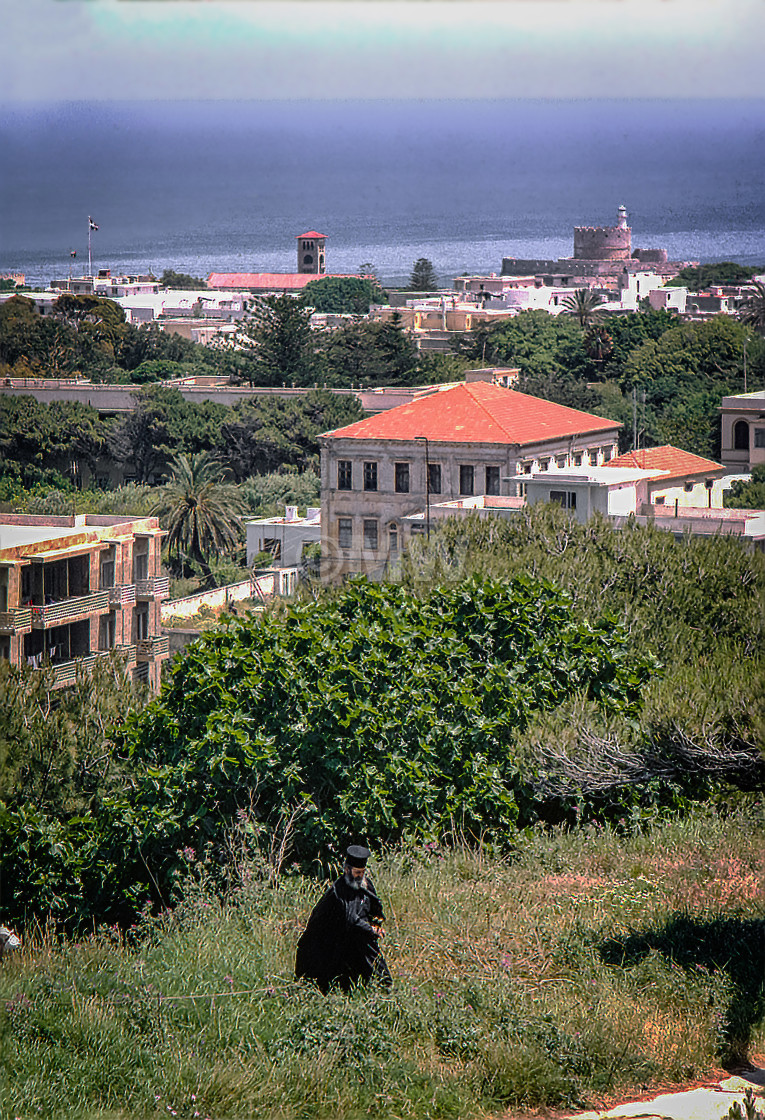 "View from Monte Smith & priest" stock image