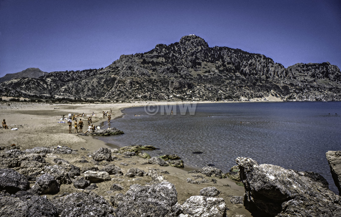 "Tsambikas Beach, Rodos" stock image