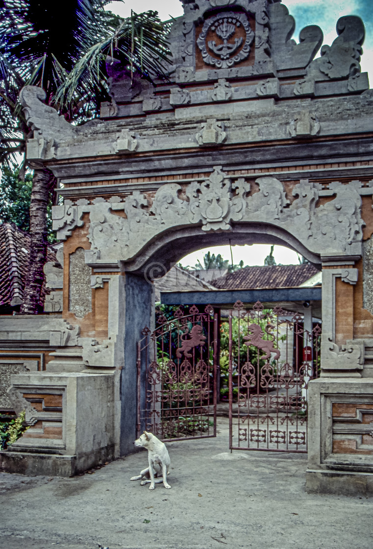 "Guardian of the Gate" stock image