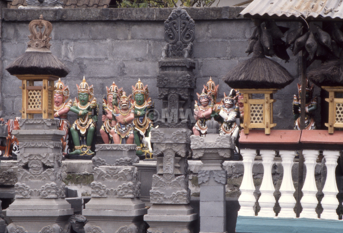 "Balinese Sculptures for Sale" stock image