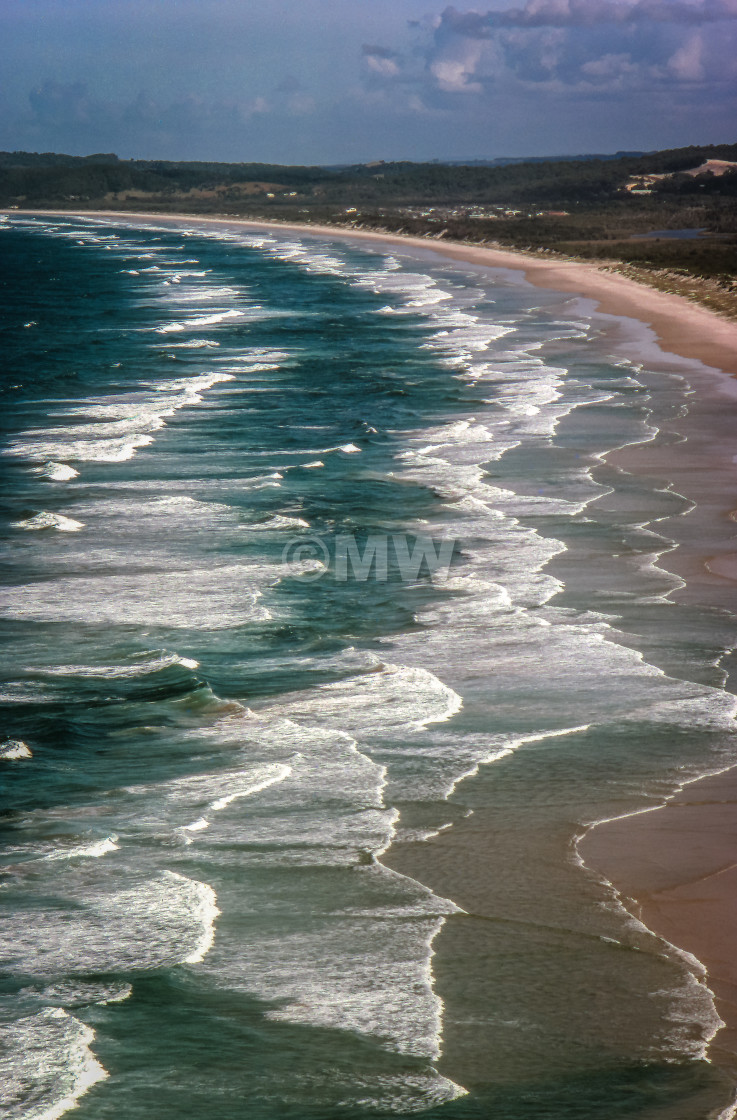 "Tallow beach, Australia" stock image