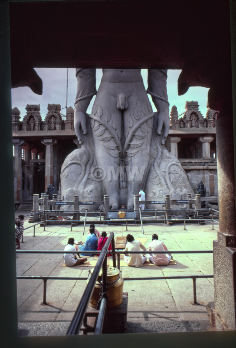 "Lord Gomateshwara statue" stock image