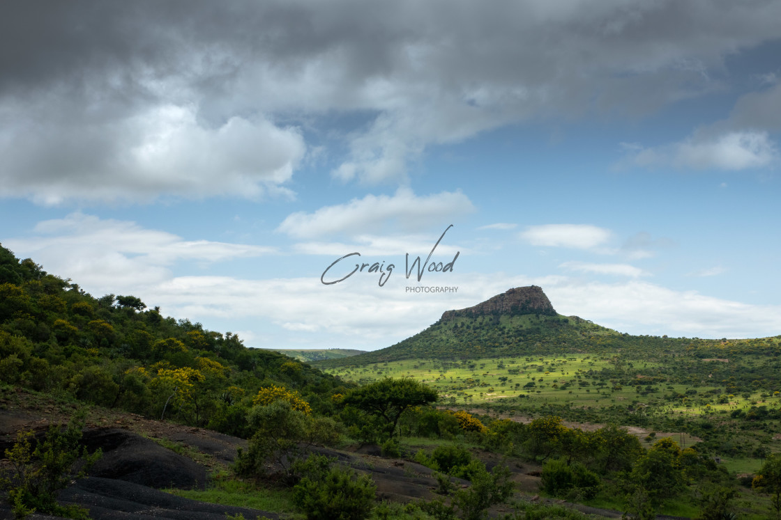 "iSandlwana Zulu Battlefields" stock image