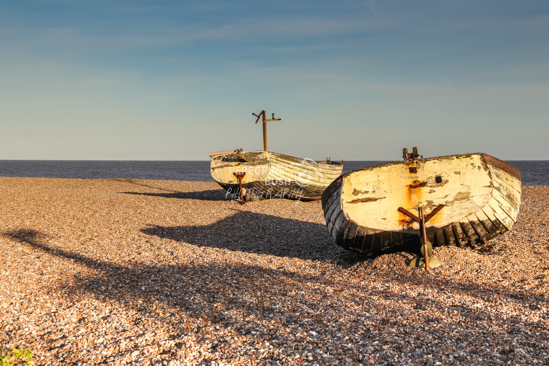 "Aldeburgh fishing boats" stock image