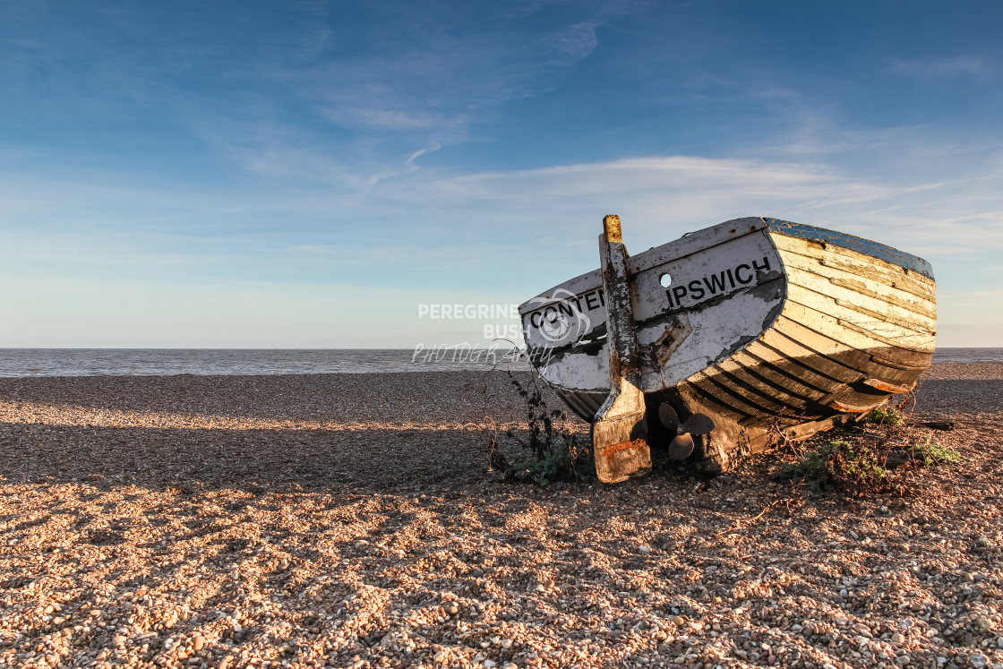 "Aldeburgh fishing boat" stock image