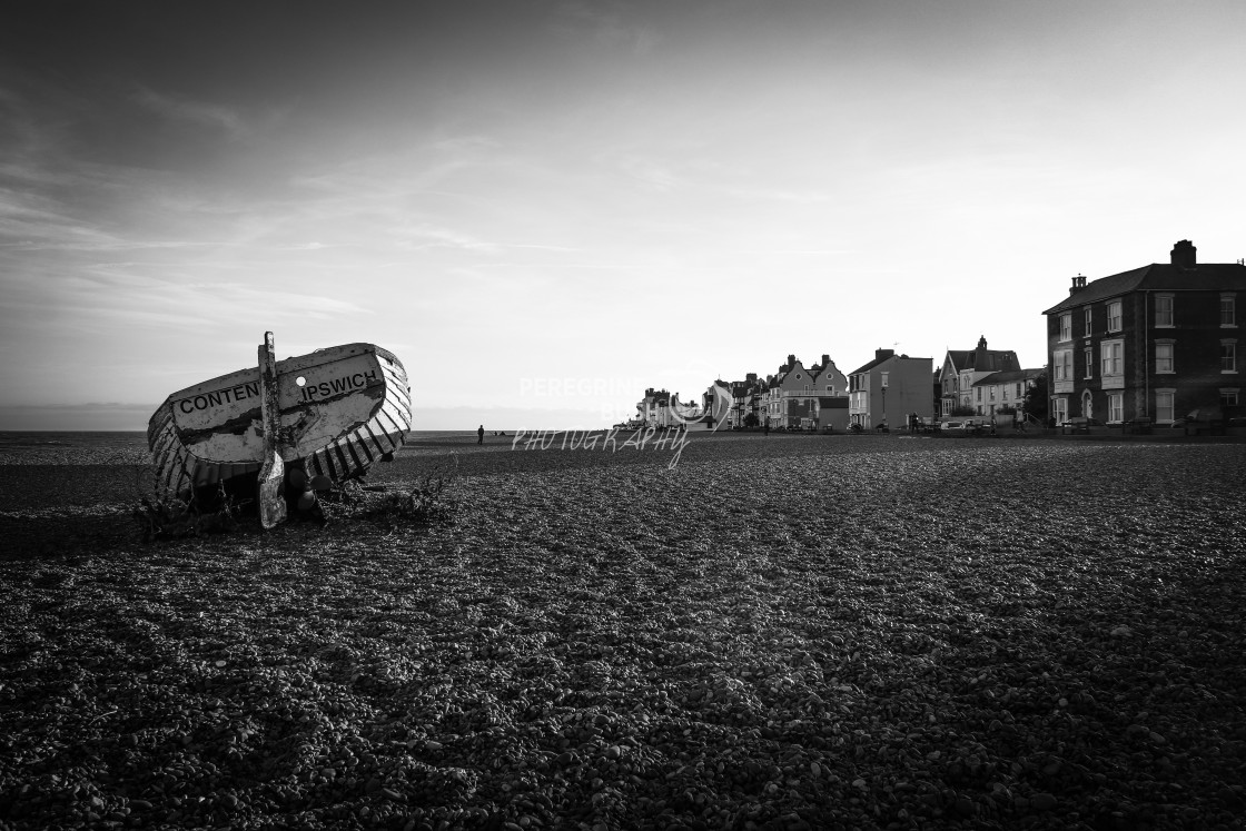 "Aldeburgh fishing boat" stock image