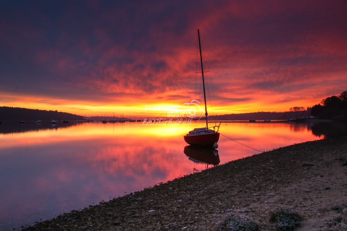 "Orwell sunrise" stock image