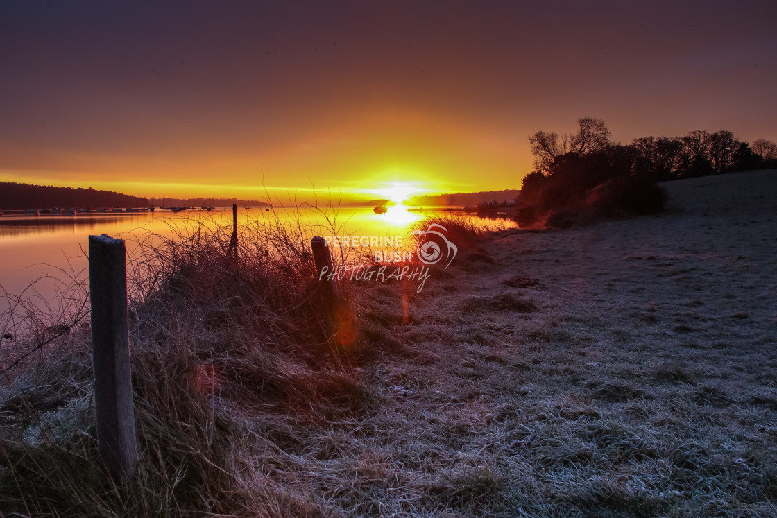 "Orwell sunrise" stock image