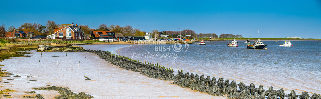 "Orford Quay in Spring sunshine" stock image