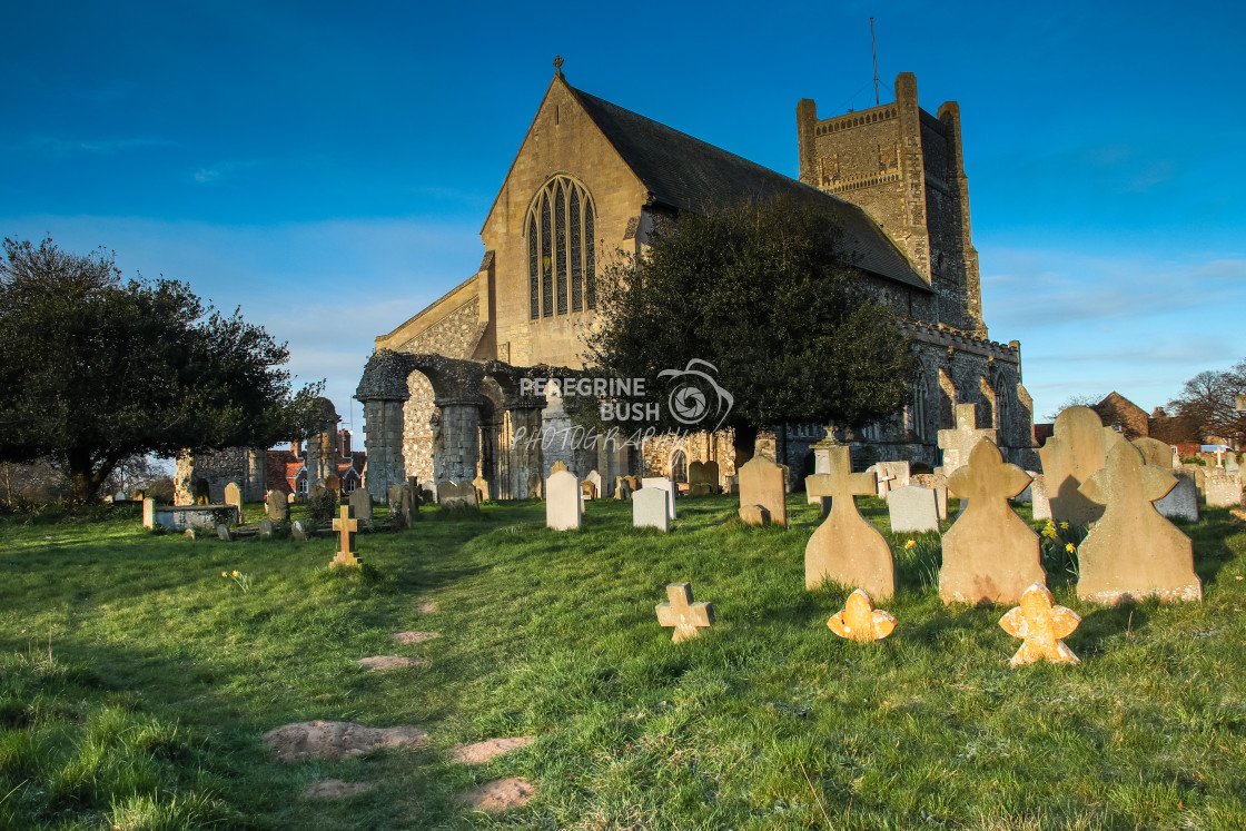 "St Bartholomew's Church Orford" stock image