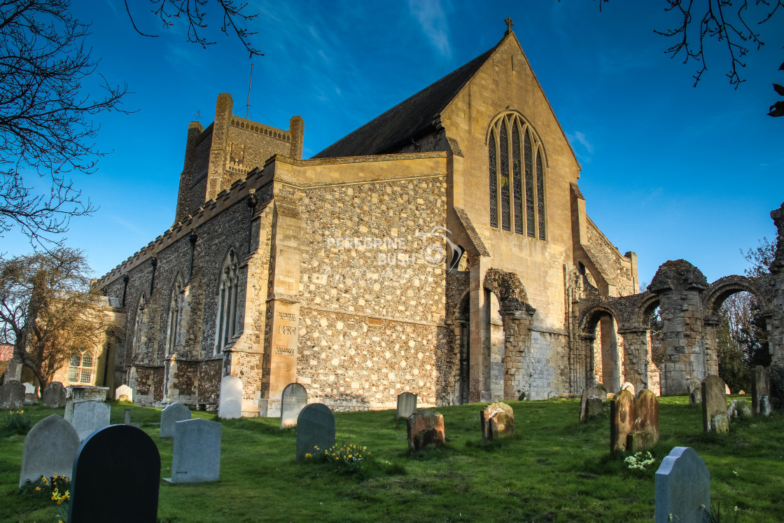 "St Bartholomew's Church Orford" stock image