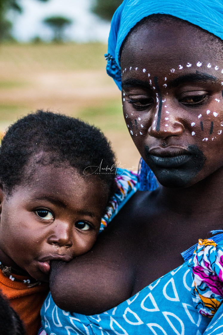 "Mother and son at a wedding" stock image