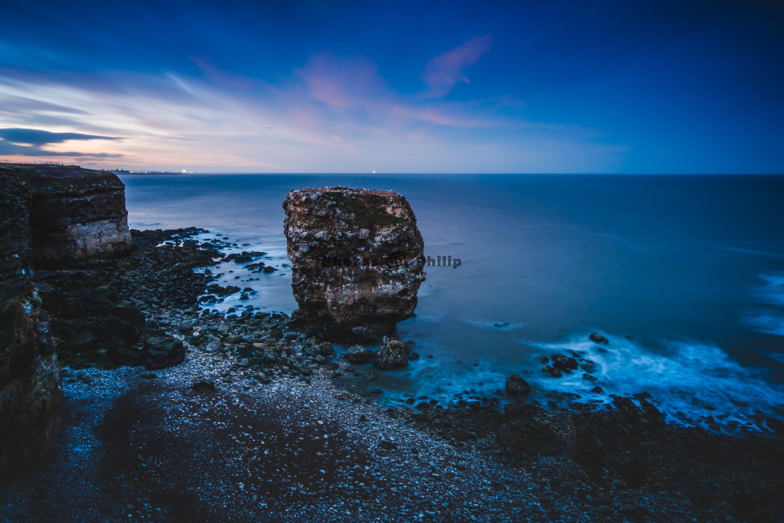 "Looking out towards the North Sea at Marsden Bay, England" by Photography by Philip - $14.95 "Looking out towards the North Sea at Marsden Bay, England" stock image