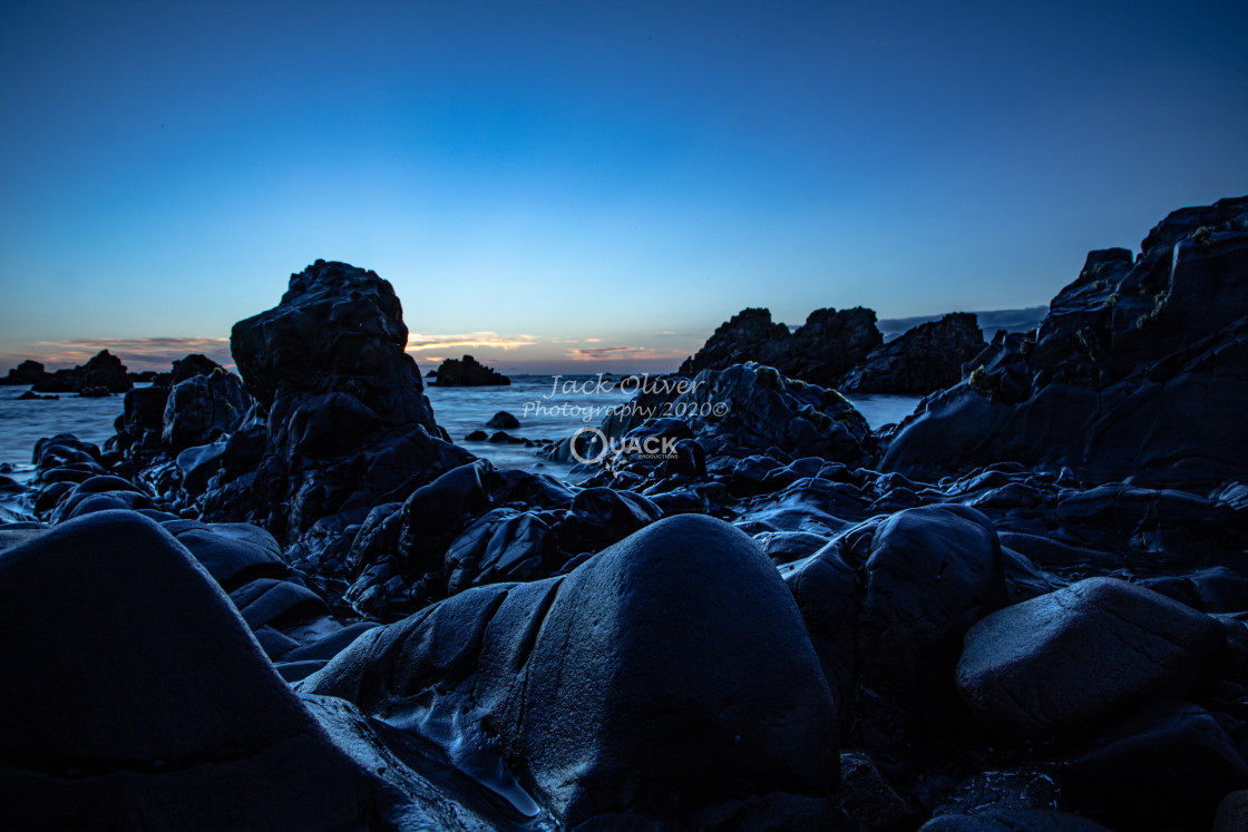"Smokey Rocks" by Jack Oliver - £5.00 "Smokey Rocks" stock image