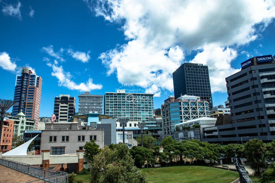 "Wellington City" by Jack Oliver - £5.00 "Wellington City" stock image