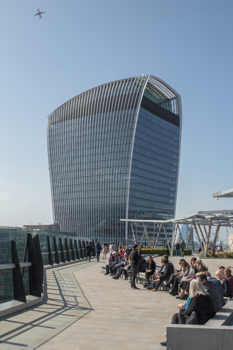 "View of the Walkie-Talkie Building." stock image