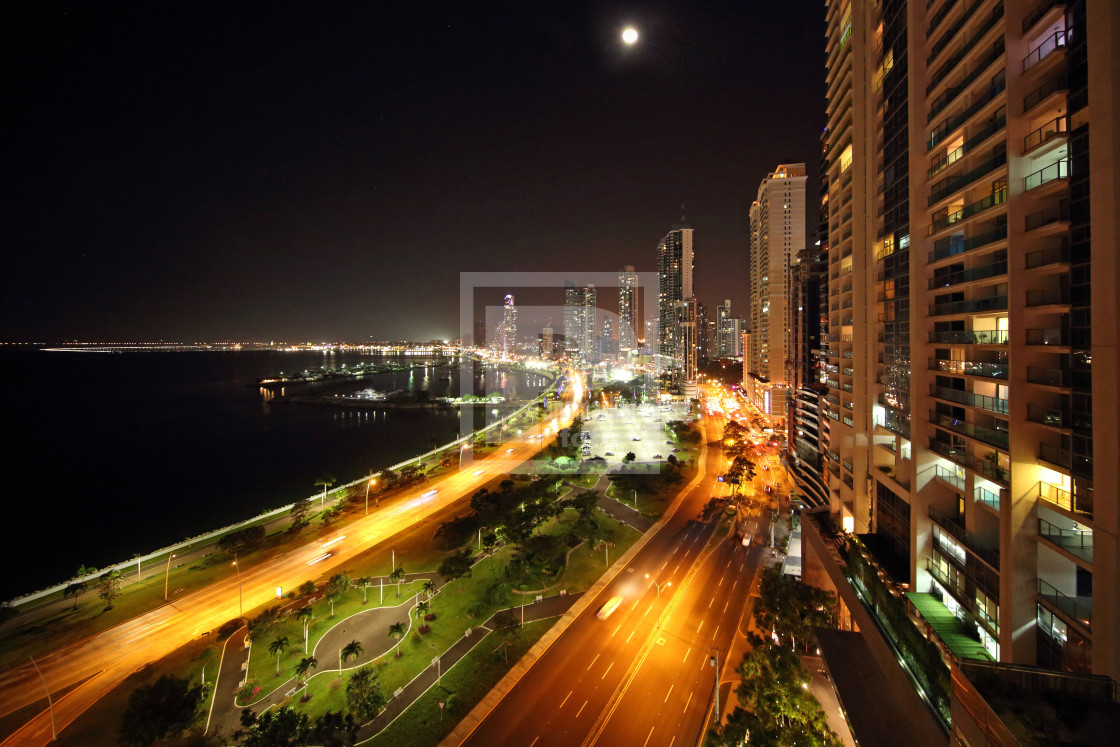 "Avenida Balboa" stock image