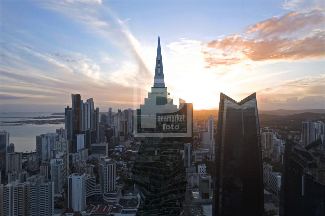 "Atardecer Nuestra Ciudad" stock image