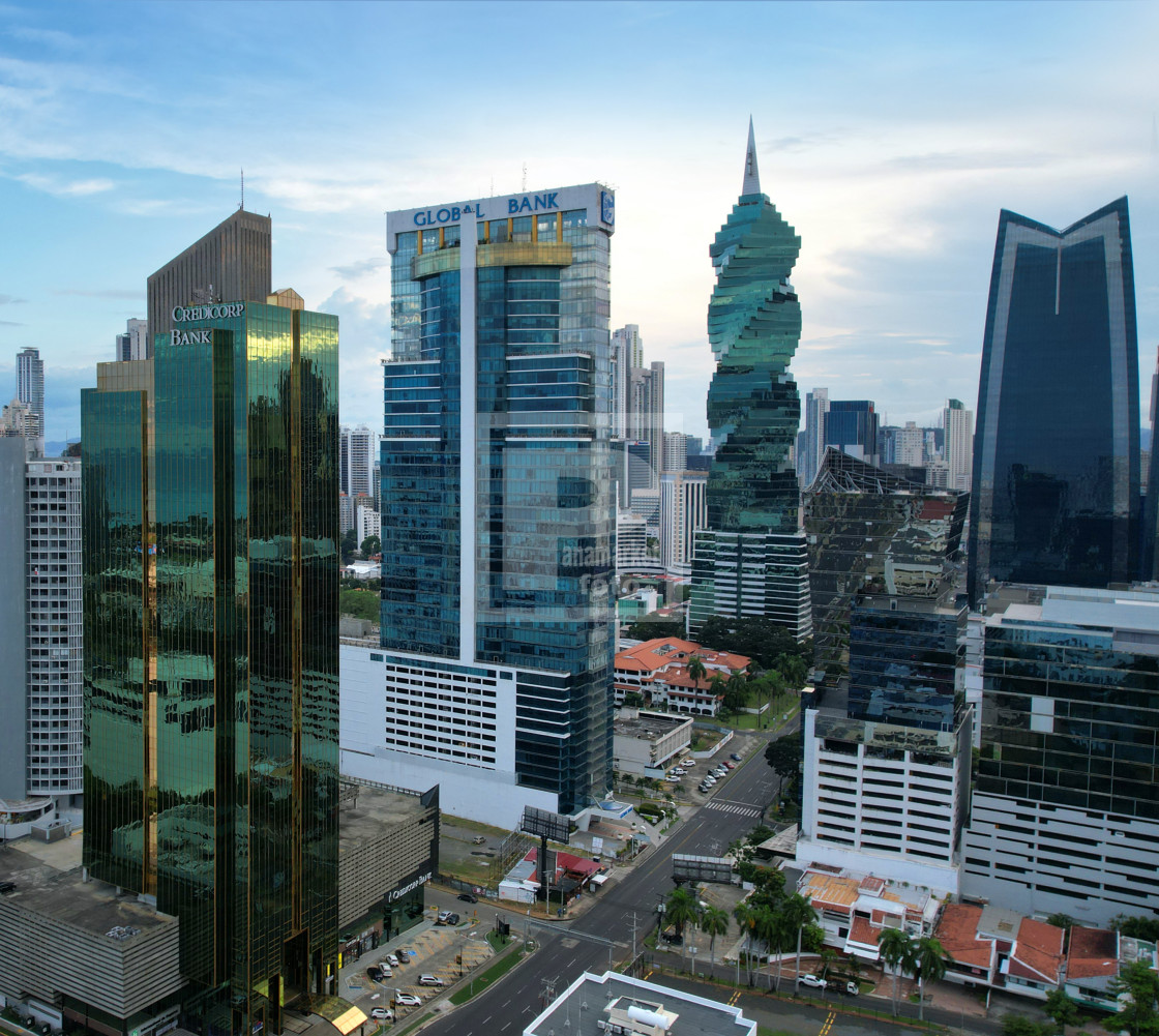 "Area Bancaria de Panama" stock image