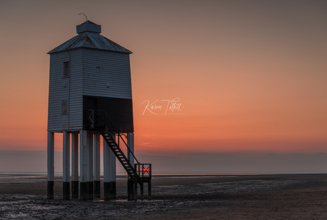 "The Burnham-On -Sea Lighthouse, Somerset" stock image