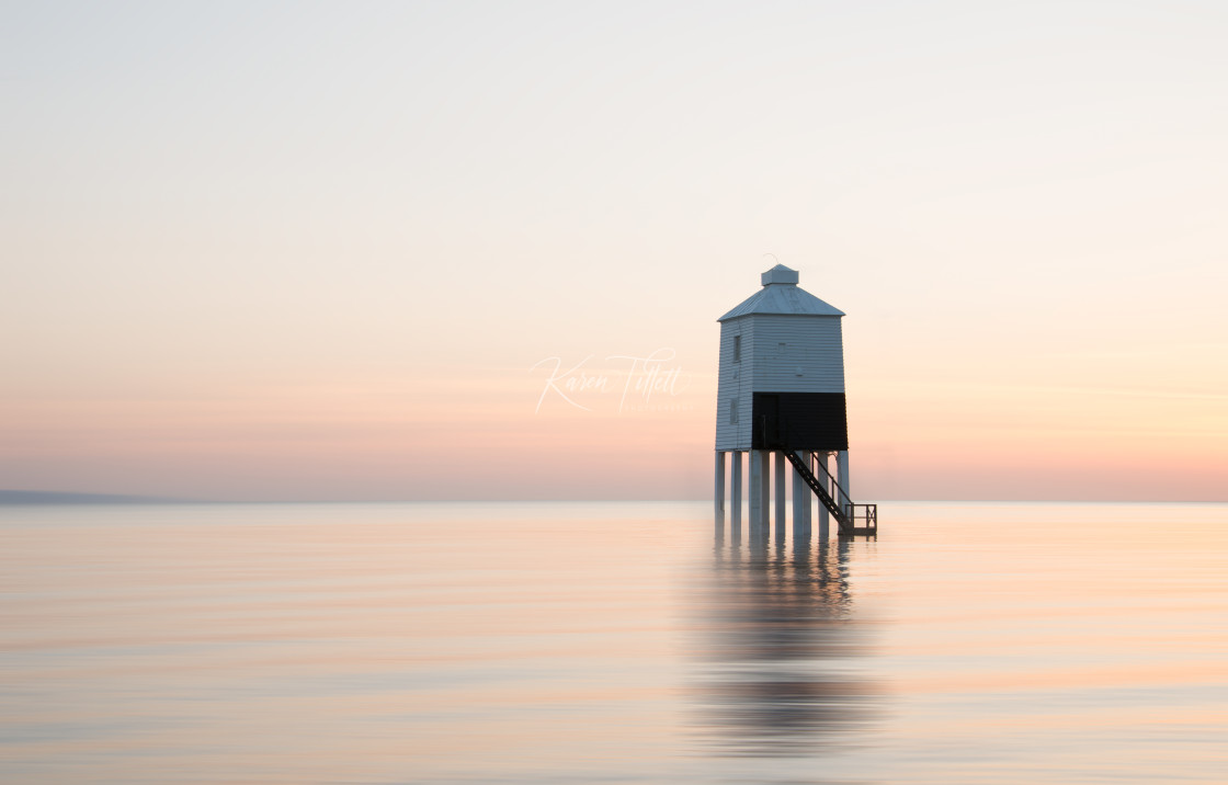 "Burnham on Sea Lighthouse" stock image