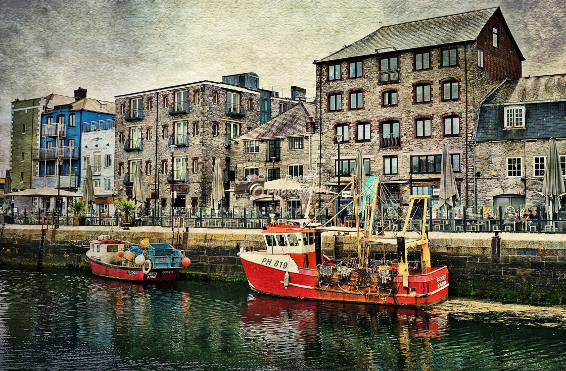 "Plymouth Harbour - Devon" by Keith Patrak - £10.00 "Plymouth Harbour - Devon" stock image