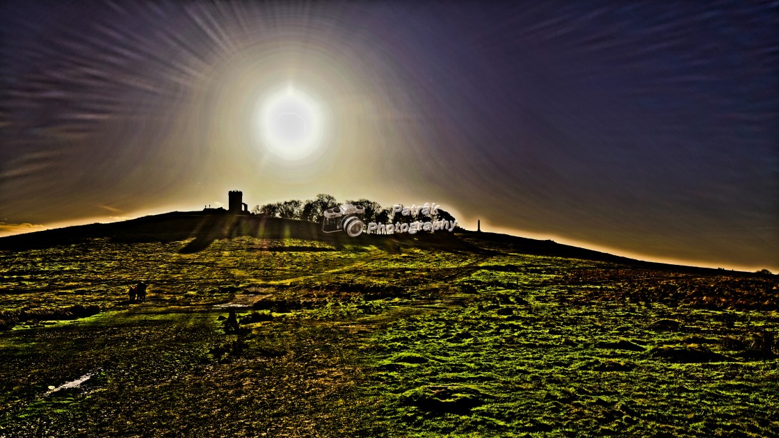 "Burning Sun Over Bradgate Park" by Keith Patrak - £10.00 "Burning Sun Over Bradgate Park" stock image
