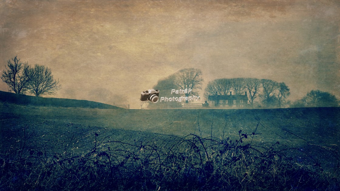 "Misty View - Milton Lilbourne, Wiltshire" by Keith Patrak - £10.00 "Misty View - Milton Lilbourne, Wiltshire" stock image