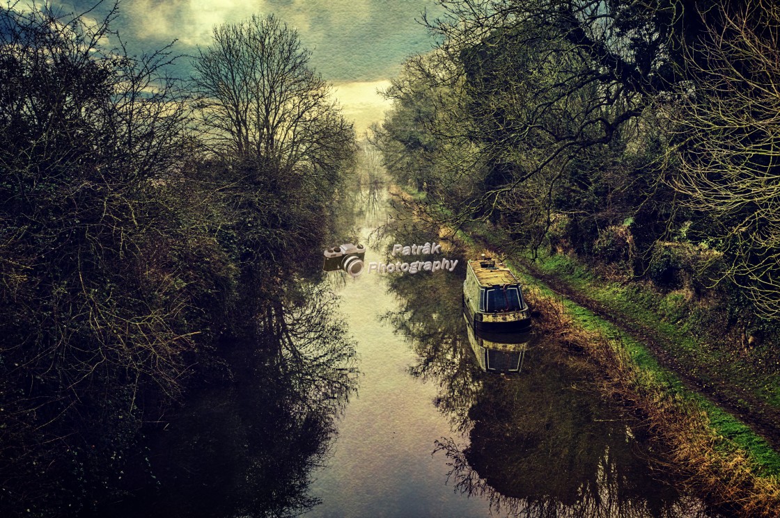 "The Beautiful Canal - Milton Lilbourne, Wiltshire" by Keith Patrak - £10.00 "The Beautiful Canal - Milton Lilbourne, Wiltshire" stock image