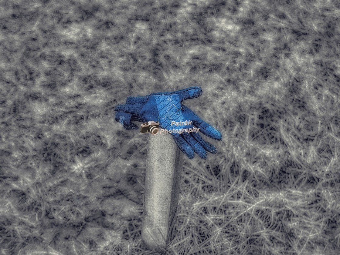 "Lost Glove" by Keith Patrak - £15.00 "Lost Glove" stock image