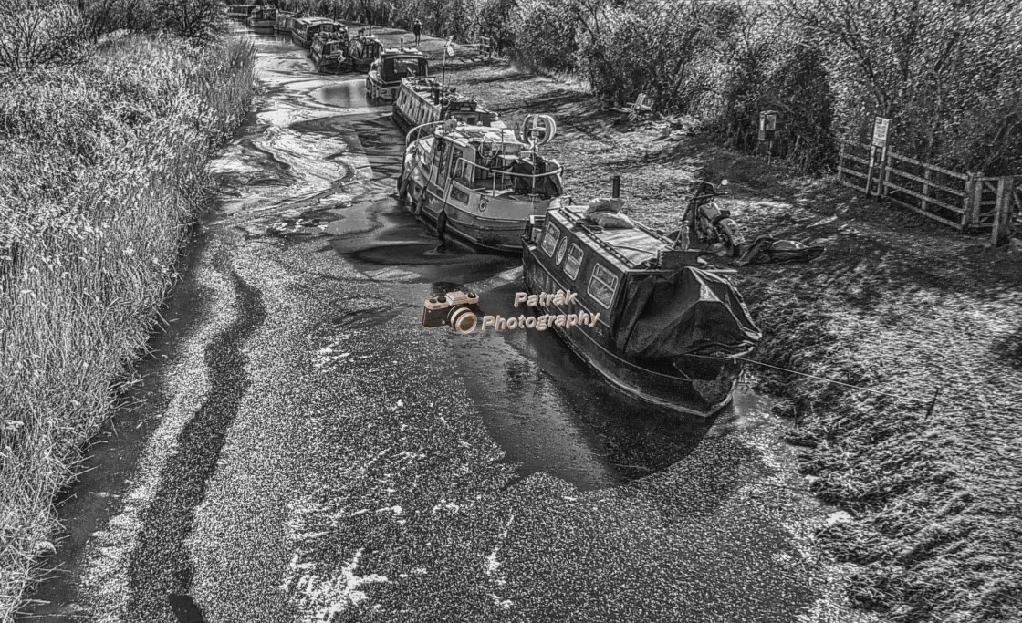 "The Frozen Canal" by Keith Patrak - £15.00 "The Frozen Canal" stock image