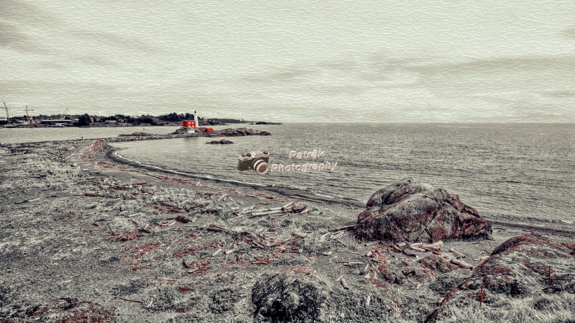 "Fiskard Lighthouse - Vancouver Island, BC" by Keith Patrak - £15.00 "Fiskard Lighthouse - Vancouver Island, BC" stock image