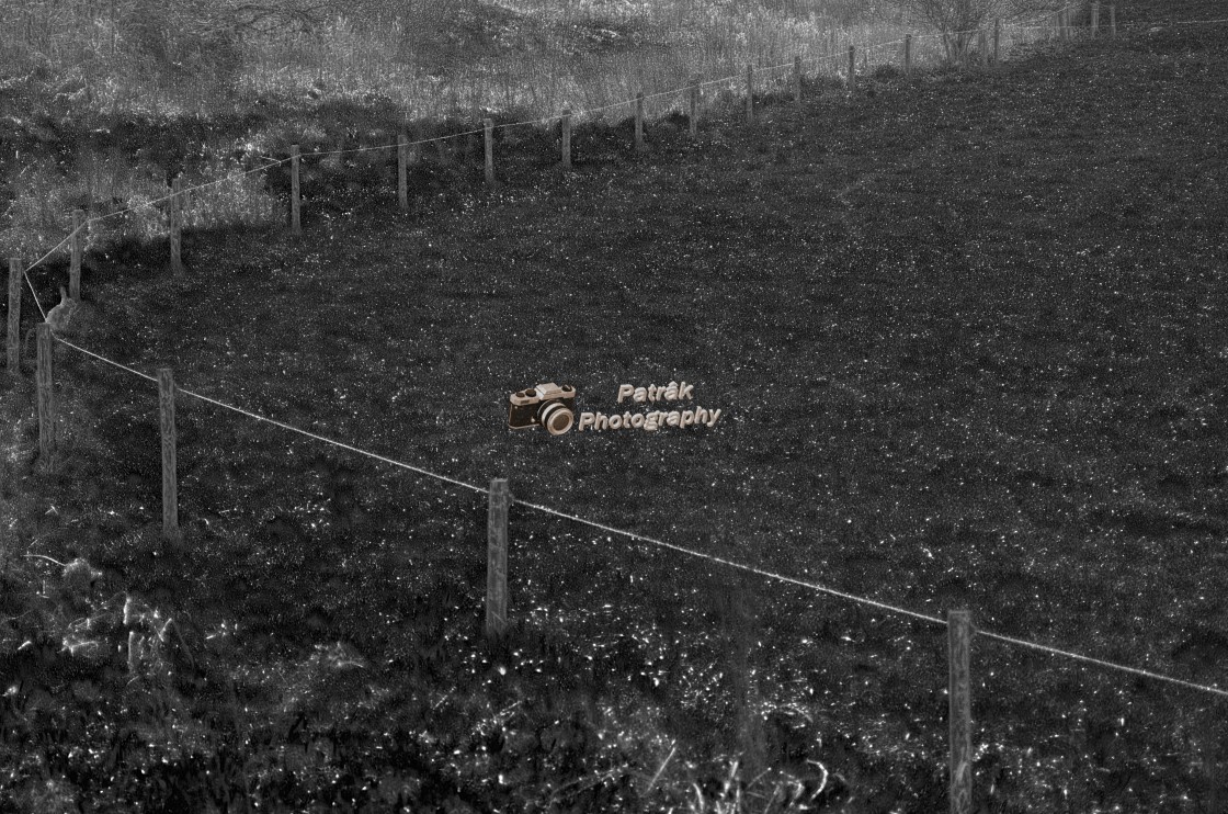 "Rope Fence" by Keith Patrak - £15.00 "Rope Fence" stock image
