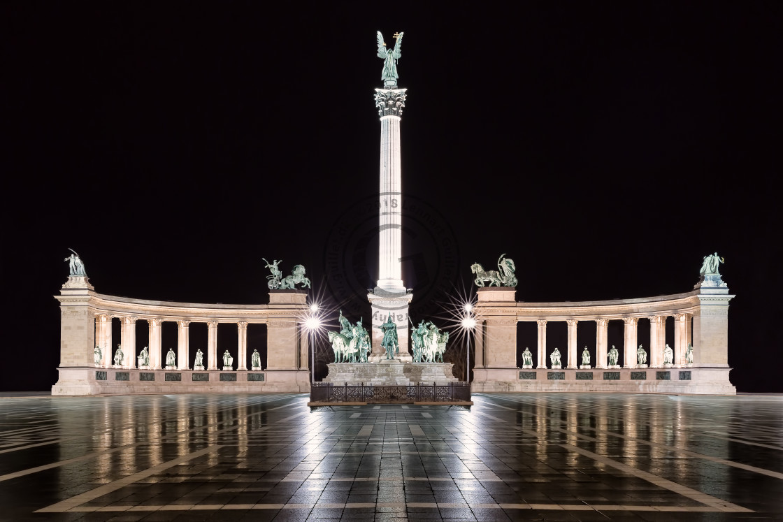 "Heroes' Square" stock image