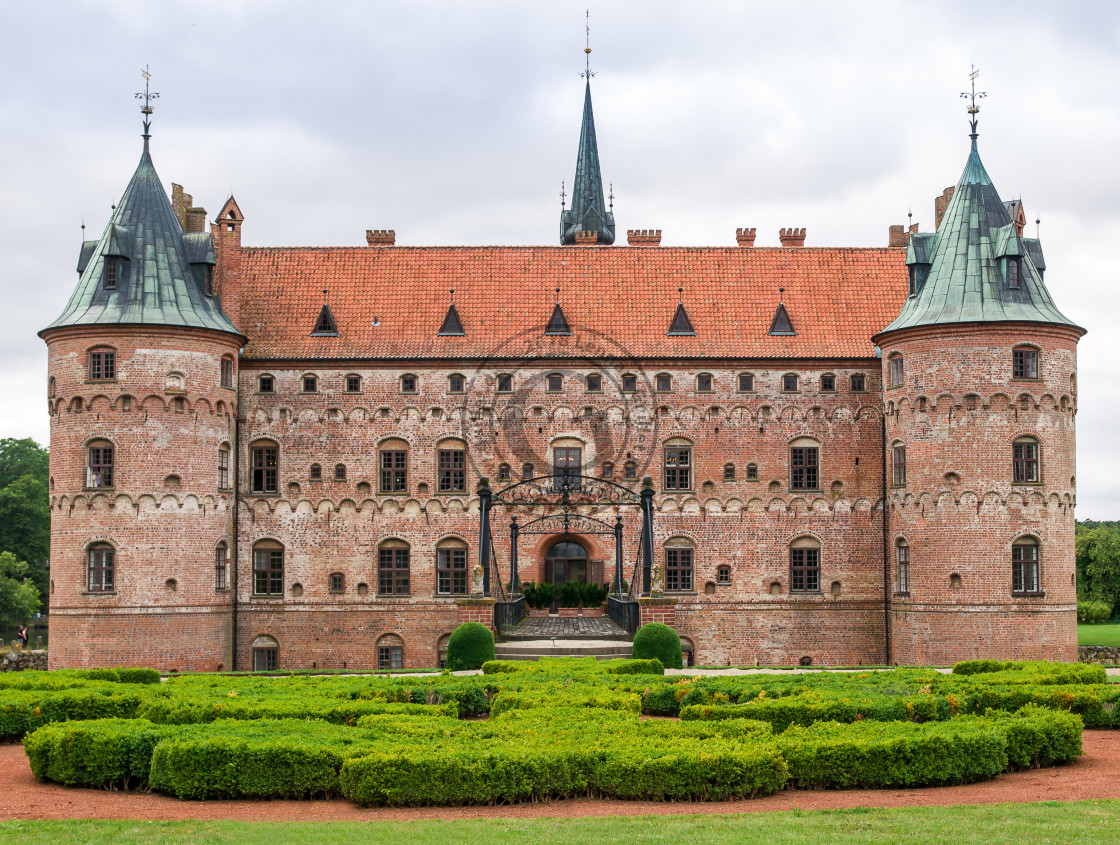 "Denmark Egeskov Castle" stock image