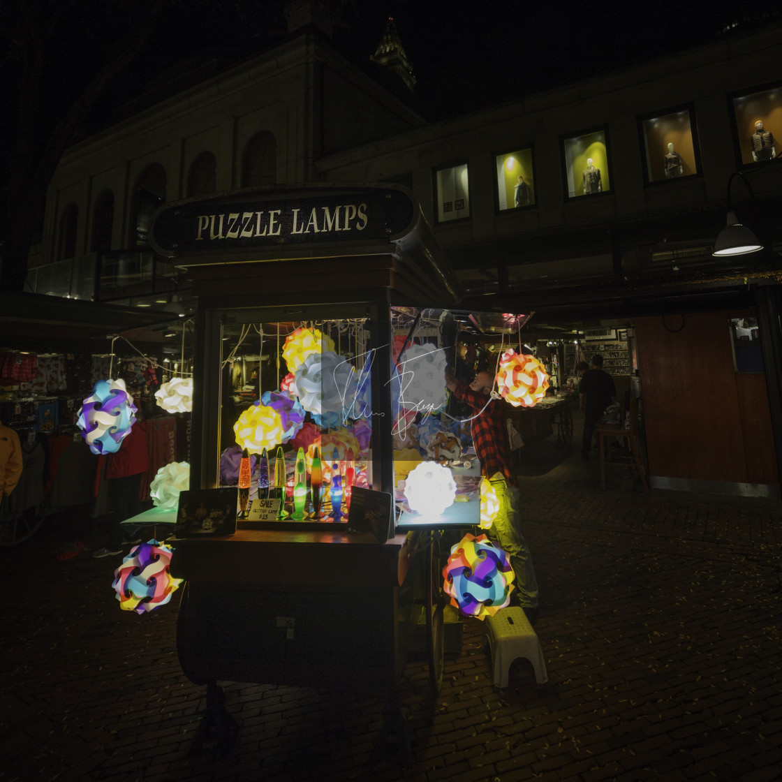 "Lamp shop" stock image