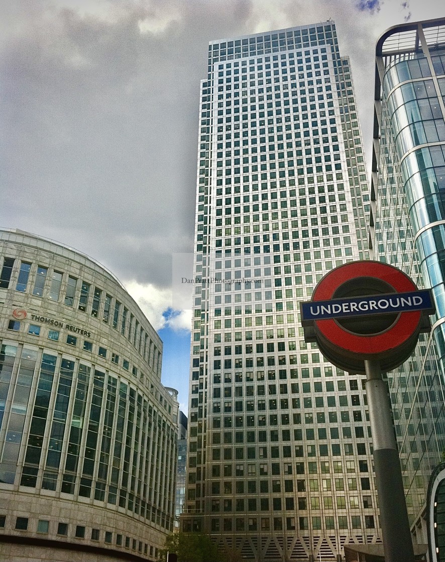 "Canary Wharf in London" stock image