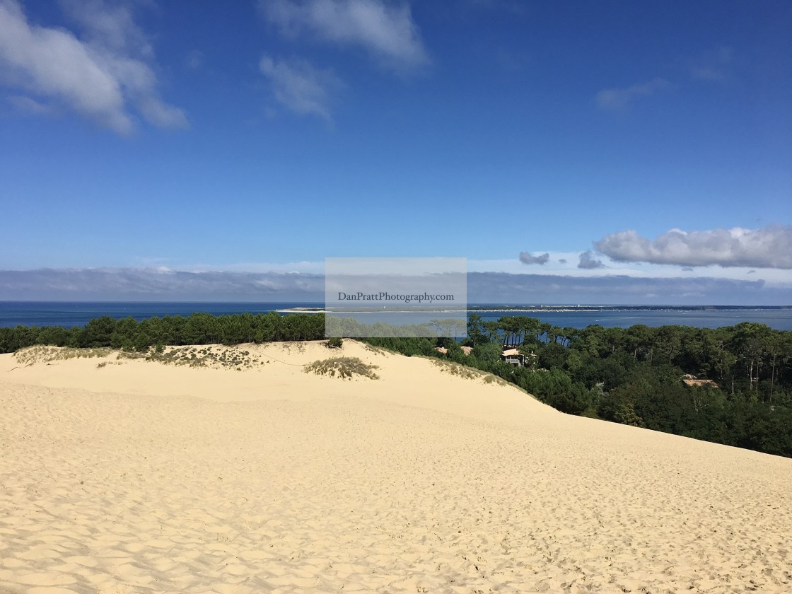 "Dune of Pilat in France" stock image