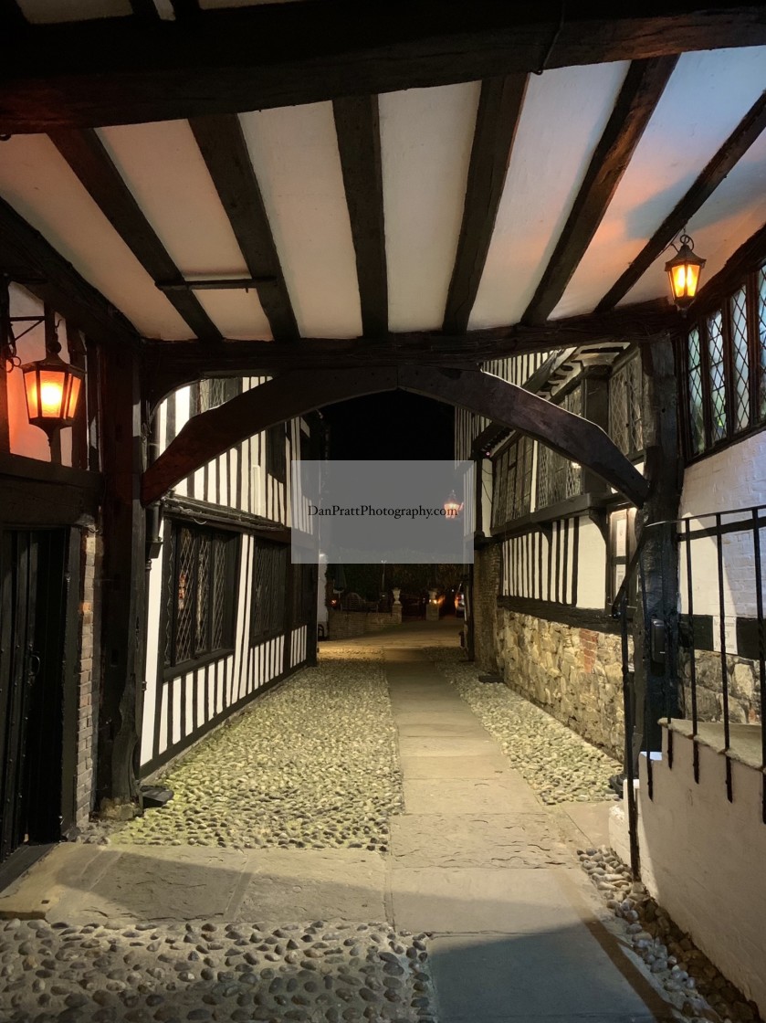 "The Mermaid Inn located in Rye" stock image